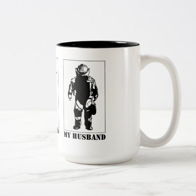 Their husband...your husband...my husband coffee c Two-Tone coffee mug (Right)