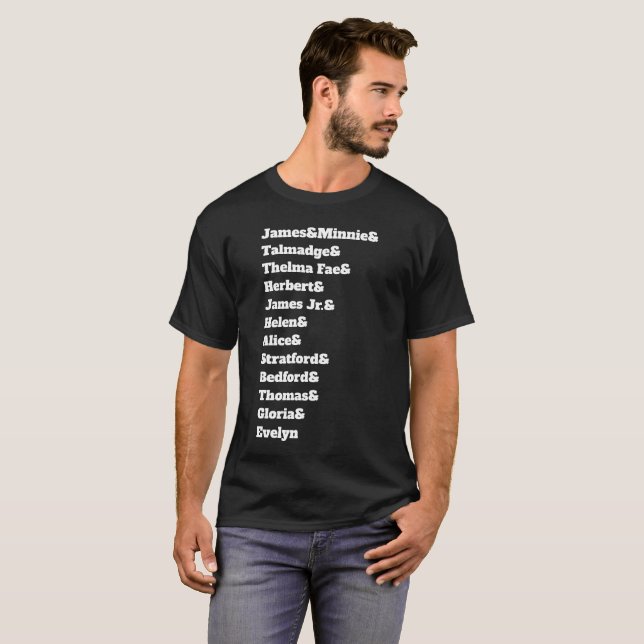 Their Names, Our Heritage T-Shirt (Front Full)