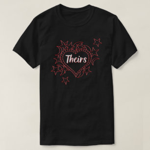 Theirs Couples Valentine's T-Shirt