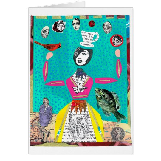 TheJuggling Lady Greeting Card
