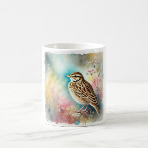 Theklas Lark 160724AREF104 - Watercolor Coffee Mug