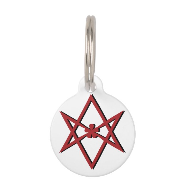 Thelema Symbol Pet Tag (Front)