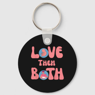 Them Both Pro-life Feminist Rage Feminism  Key Ring