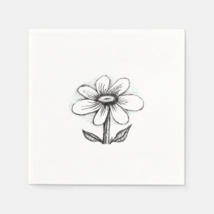 theme napkins for her with daisy