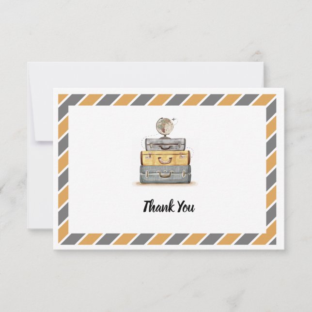 Theme Thank you Yellow Grey Gender Neutral (Front)