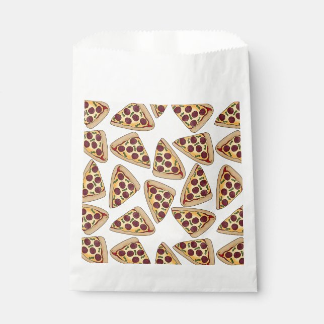 Themed pizza party favour bags (Front)