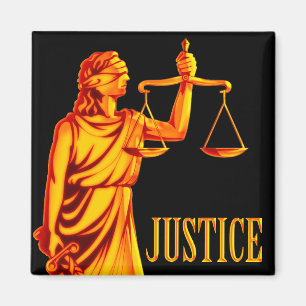 Themis   Scales of Justice Magnet