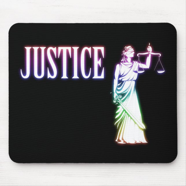 Themis | Scales of Justice Mouse Mat (Front)