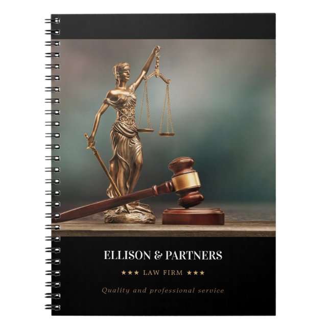 Themis | Scales of Justice Notebook (Front)