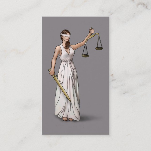 Themis - Titanium Business Card (Front)