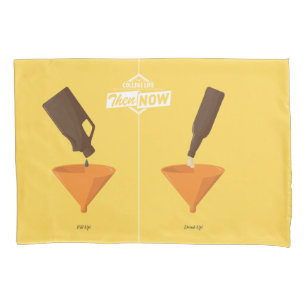 Then And Now: Beer Pong Pillowcase