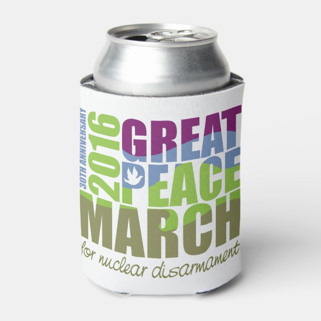 Then and Now Drink Can Cooler (Can Front)