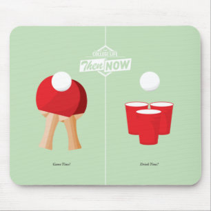 Then And Now: Ping Pong Mouse Mat
