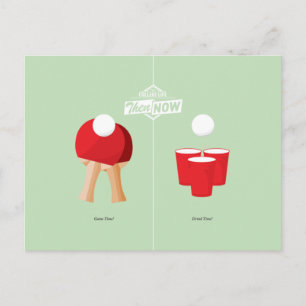 Then And Now: Ping Pong Postcard