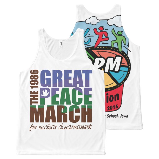 Then and Now Tank Top - 1986 meets 2016! (Front and Back)