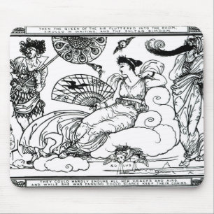 'Then The Queen of the Air Fluttered into The Room Mouse Mat