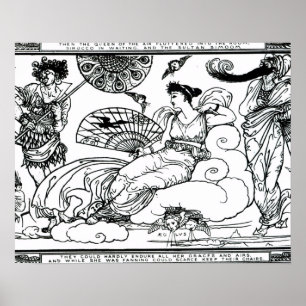 'Then The Queen of the Air Fluttered into The Room Poster