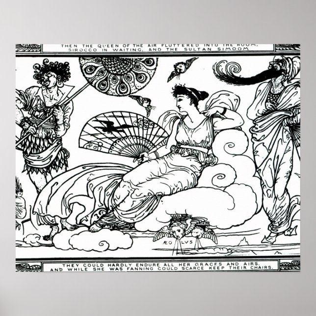 'Then The Queen of the Air Fluttered into The Room Poster (Front)