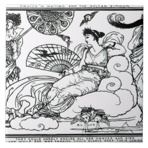 'Then The Queen of the Air Fluttered into The Room Tile