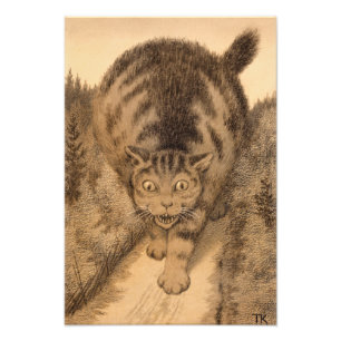 Then the Tabby went Far, and Farther than Far Photo Print