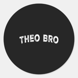Theo Bro Classic Round Sticker