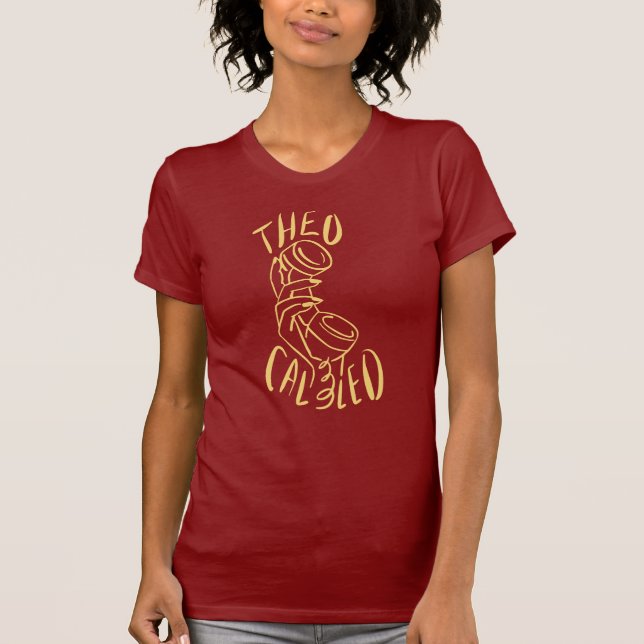 Theo Called Tee (Maroon/Yellow) (Front)