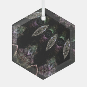 Theo glass tree decoration