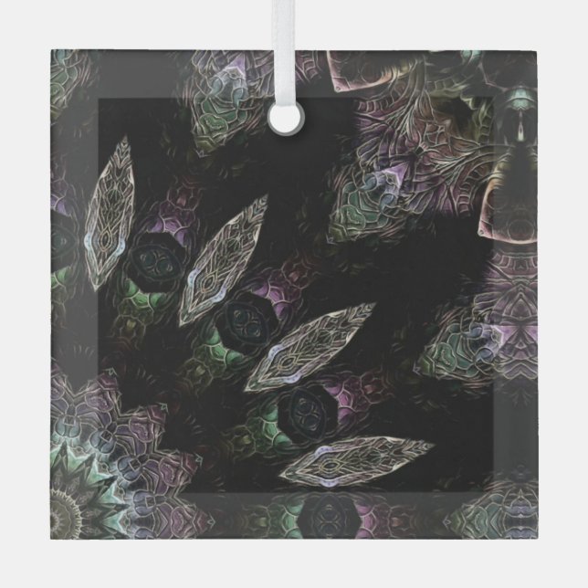 Theo  glass tree decoration (Front)