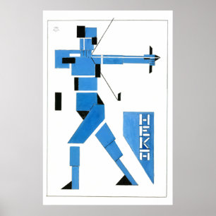 Theo van Doesburg Archer De Stijl Poster