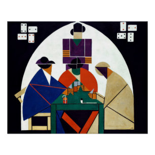 Theo van Doesburg - Card Players Poster