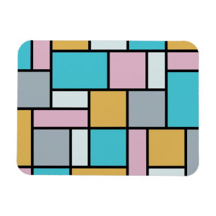 Theo Van Doesburg - Composition 17 - Mondrian Art Magnet
