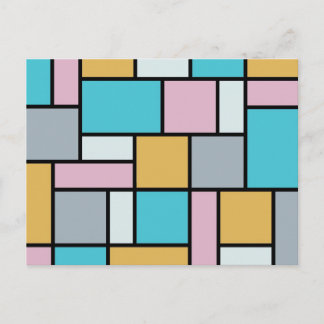Theo Van Doesburg - Composition 17 - Mondrian Art Postcard