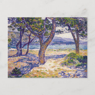 Theo Van Rysselberghe The Mediterranean at Le Lava Postcard