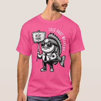 Theo Von Podcast No Catfishing Funny Fish Design T-Shirt