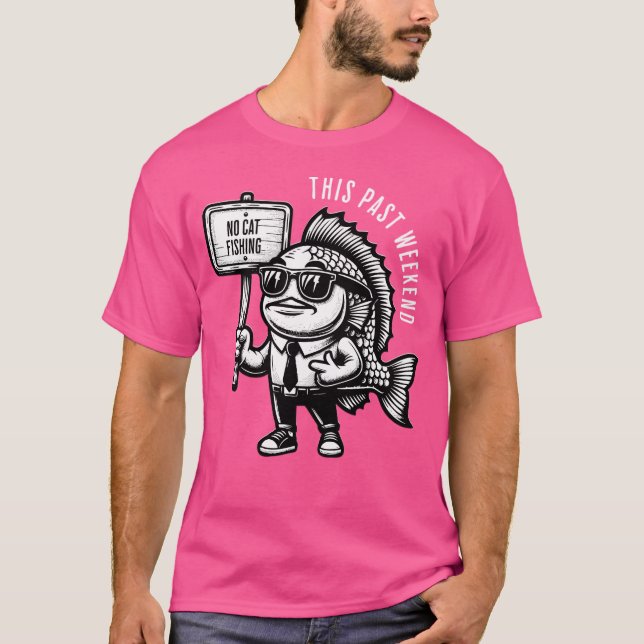 Theo Von Podcast No Catfishing Funny Fish Design T-Shirt (Front)