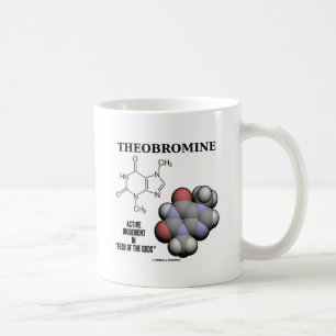 Theobromine (Chemical Molcule) Active Ingredient Coffee Mug