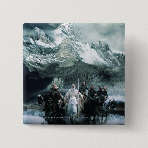 Theoden and the Fellowship 15 Cm Square Badge