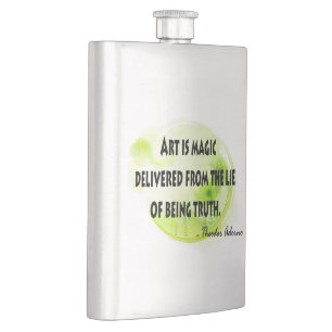 Theodor Adorno Hip Flask