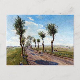 Theodor Philipsen Country Road near Faarevejle Postcard