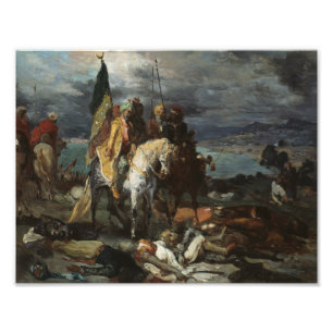 Theodore Chasseriau - Saracens and Crusaders Photo Print