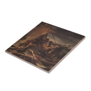 Theodore Gericault- Study for Raft of the Medusa Tile