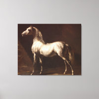 Theodore Gericault Vintage Grey Horse