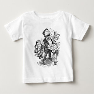 Theodore Roosevelt 1912 Political Cartoon Baby T-Shirt