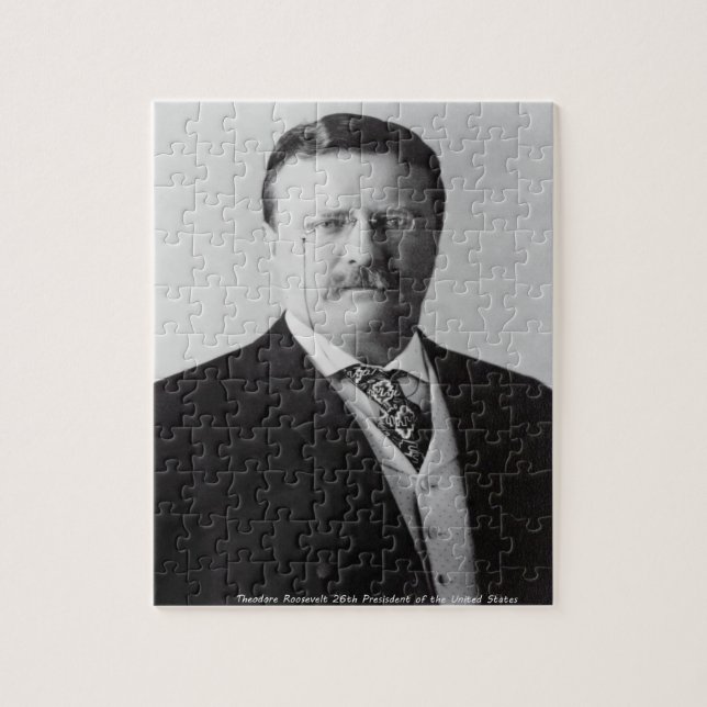 Theodore Roosevelt 26th President of America. Jigsaw Puzzle (Vertical)