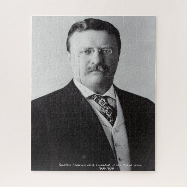 Theodore Roosevelt 26th President of America Jigsaw Puzzle (Vertical)