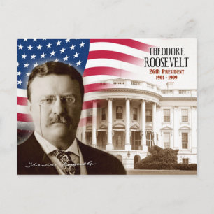 Theodore Roosevelt -  26th President of the U.S. Postcard