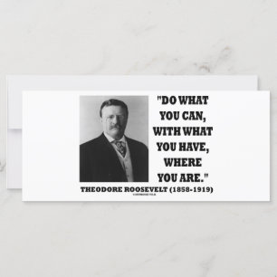 Theodore Roosevelt Do What You Can Quote