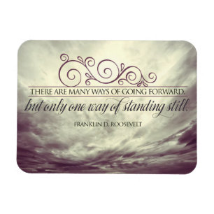 Theodore Roosevelt Inspirational Quote "Standing" Magnet