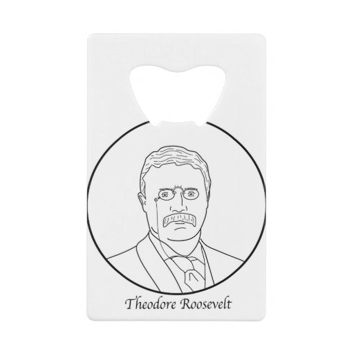 Image of Theodore Roosevelt Line Portrait