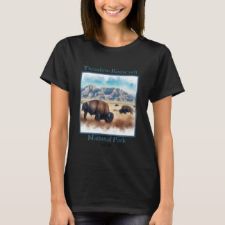Theodore Roosevelt National Park Bison Souvenir T-Shirt
